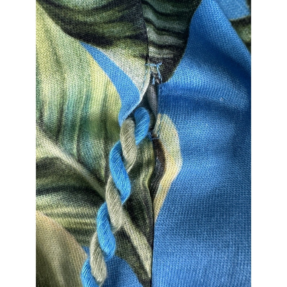 FARM Rio Floral Sleeveless Padded Floral Tie Multicolor Mini Dress Size Small - Picture 13 of 16